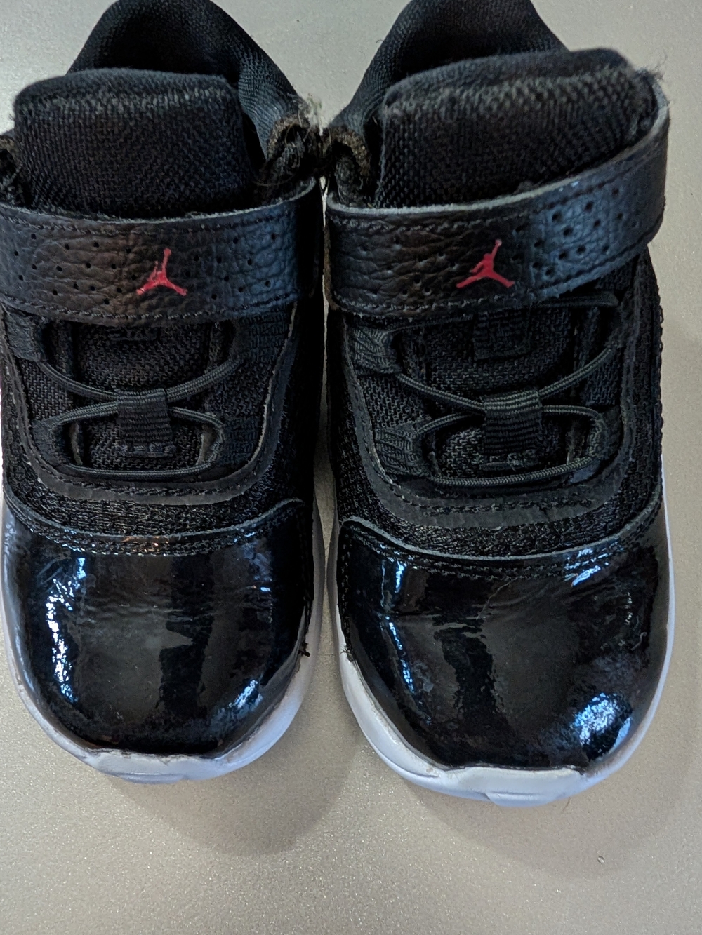 Nike Jordan Toddler Black/Red Athletic Shoes